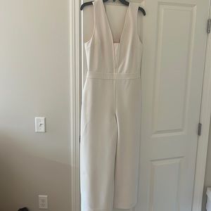 Reiss white jumpsuit. Size 6. Worn twice.